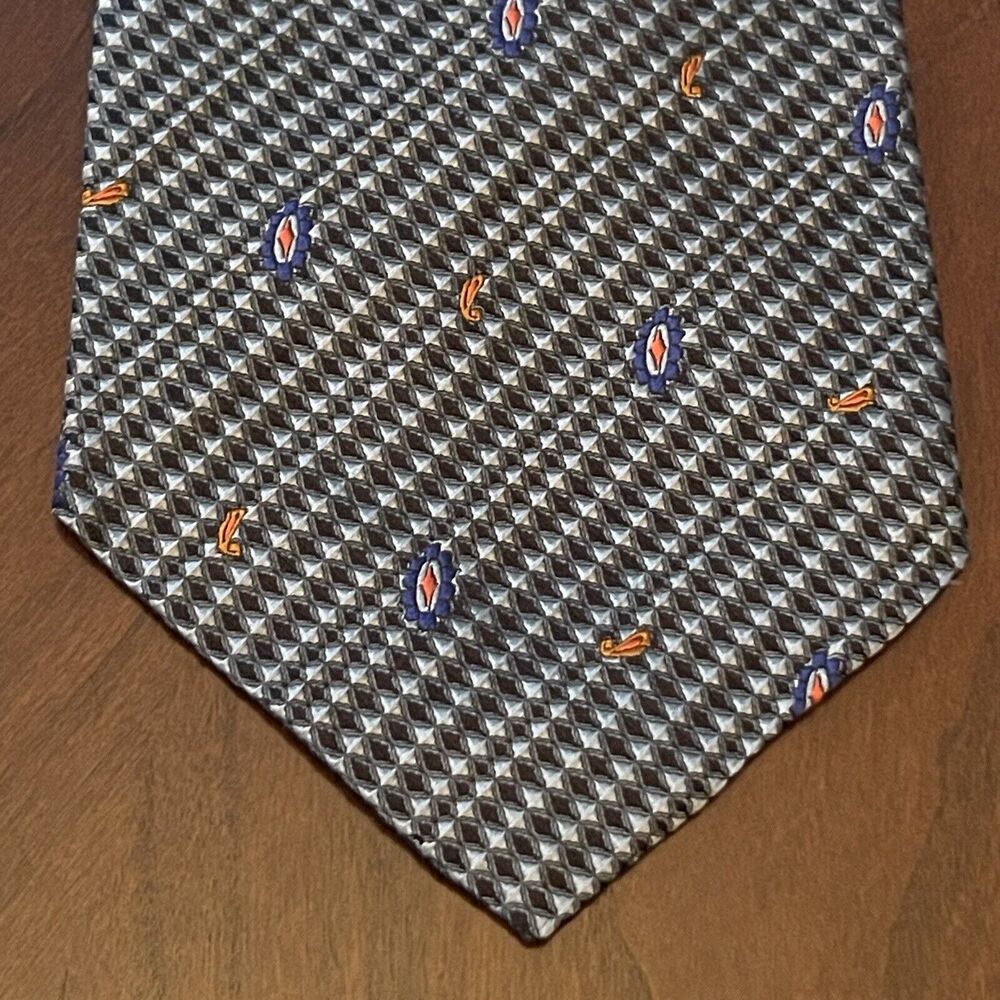 Vintage Mbp Hand Made 100% Silk Men’s Neck Tie Made In USA